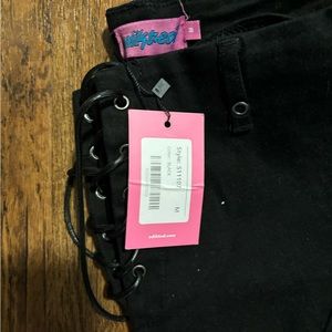 EDIKTED lace up jeans Size Medium